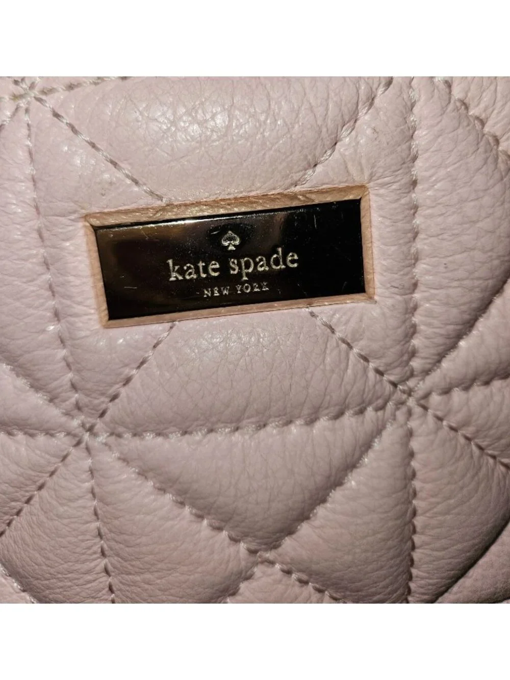 Kate Spade Leather Pink Quilted Classic Feminine Quiet Luxury Shoulder Chain Bag